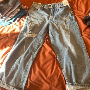 Mom jeans, size 28